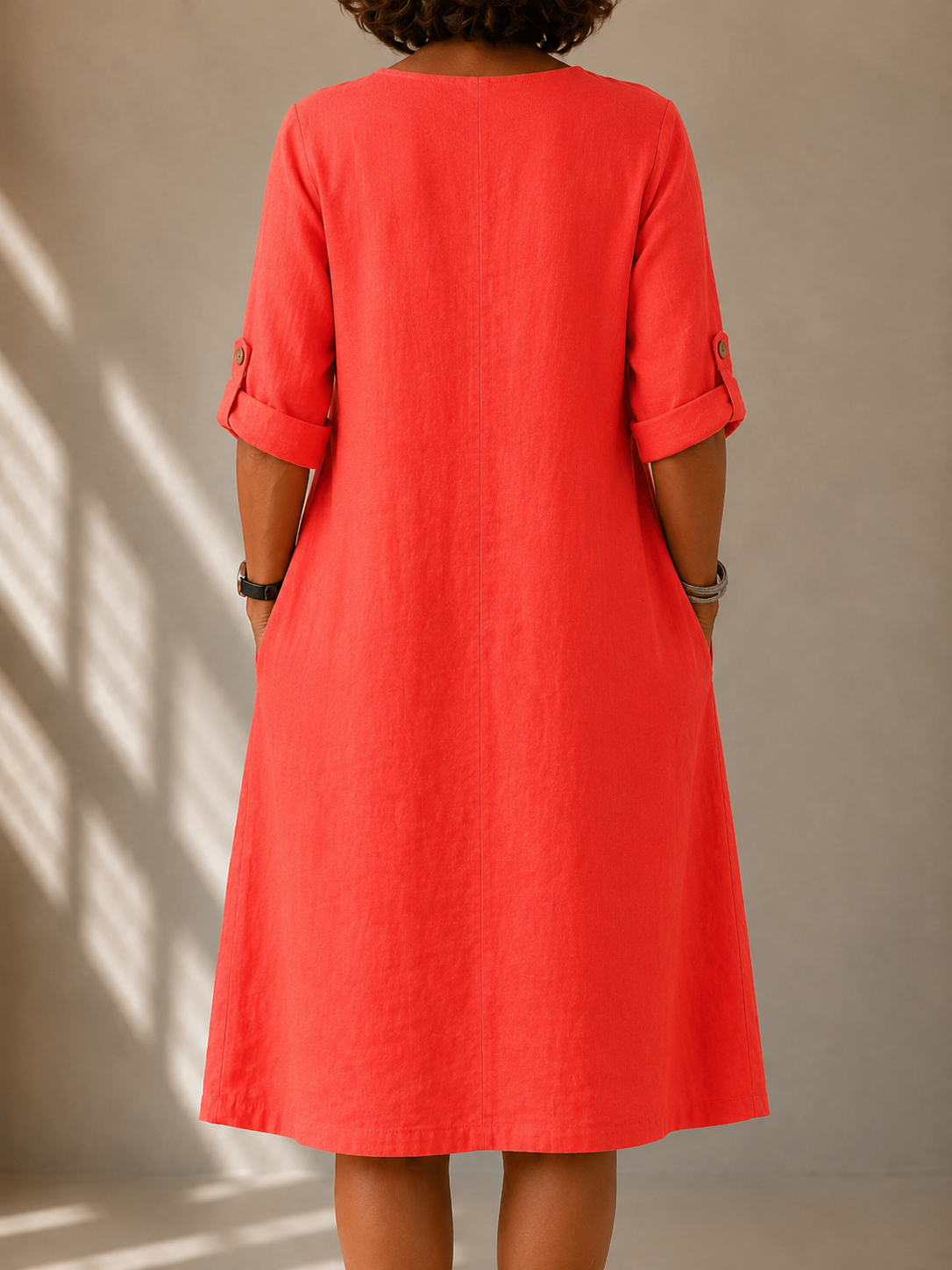| Robe Fluide Cope Droite Margot