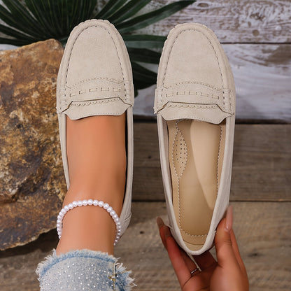 | Mocasines de Efecto Ante Festoneados Marie