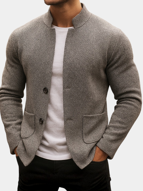 | CARDIGAN EN LAINE TRICOTÉE POUR HOMME
