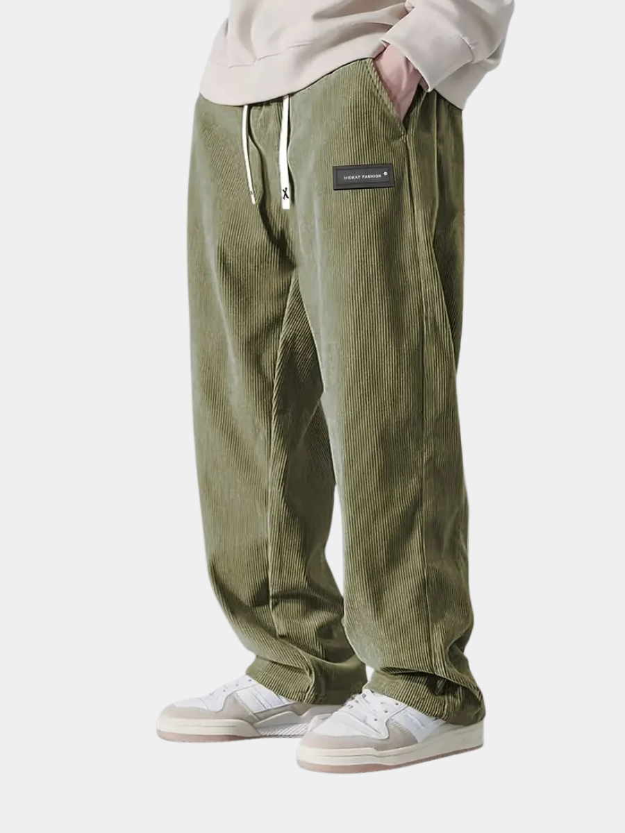 | PANTALON ÉLÉGANT EN VELOURS CÔTELÉ