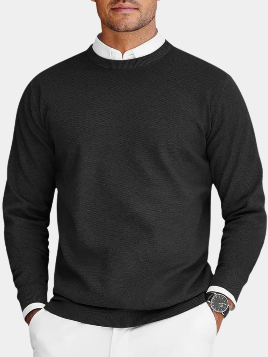 | PULL COL ROND POUR HOMMES