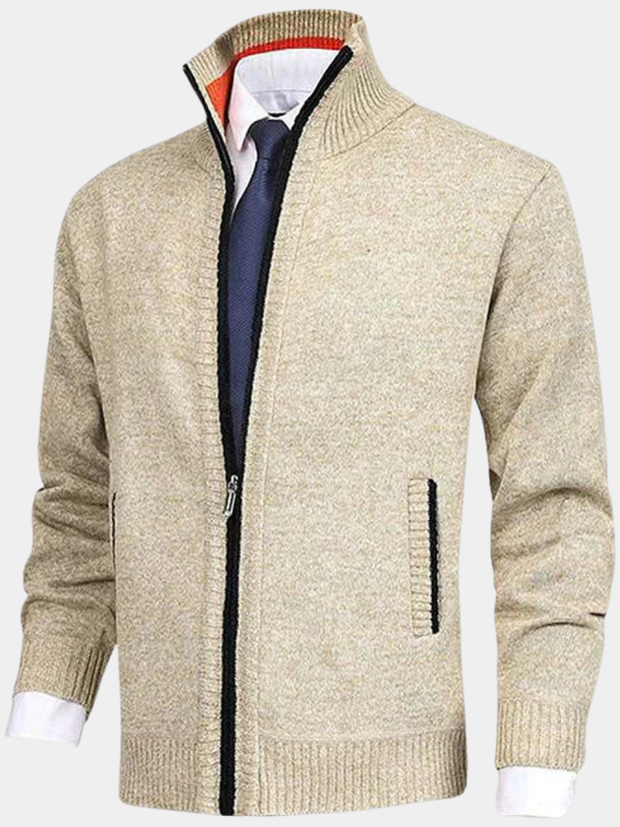 | CARDIGAN HOMME À MANCHES LONGUES