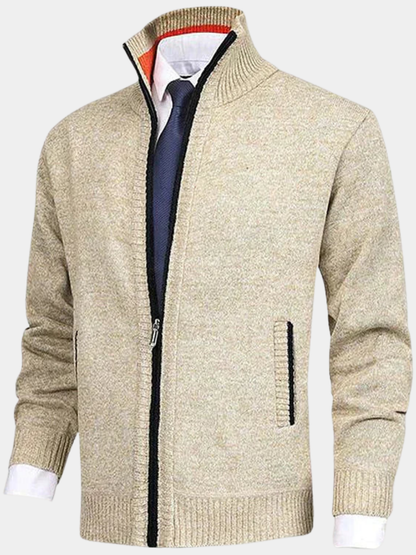 | CARDIGAN HOMME À MANCHES LONGUES