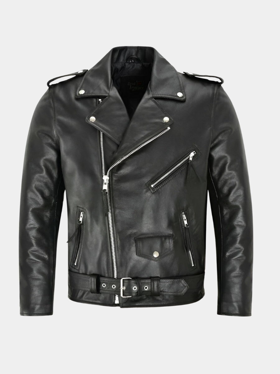 | VESTE EN CUIR POUR HOMME CLASSIQUE