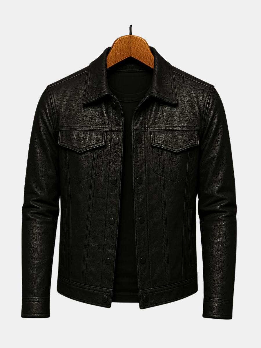 | VESTE EN CUIR MODERNE RIDER