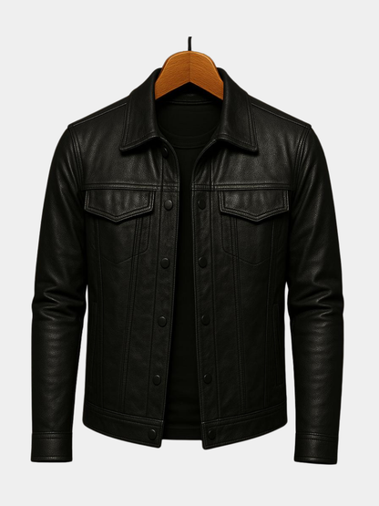 | VESTE EN CUIR MODERNE RIDER
