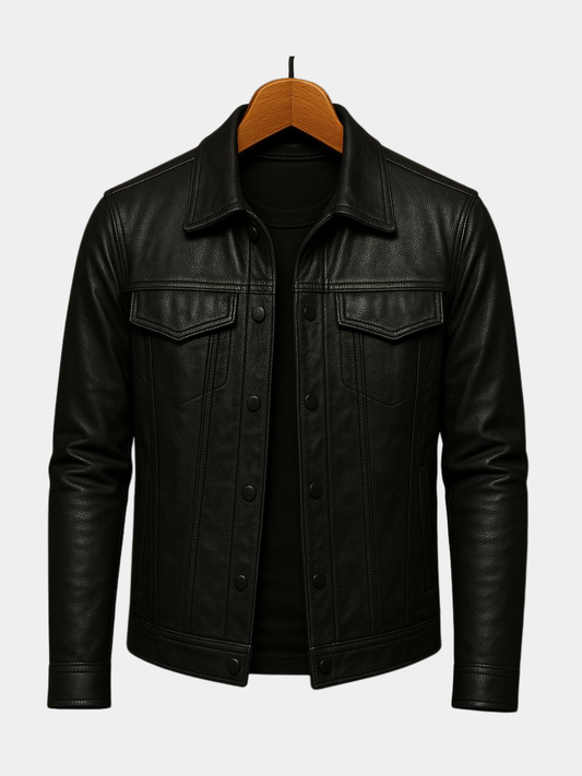 | VESTE EN CUIR MODERNE RIDER