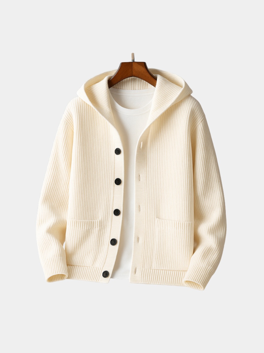 | CARDIGAN À CAPUCHE POUR HOMME