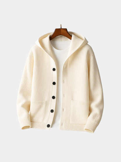 | CARDIGAN À CAPUCHE POUR HOMME