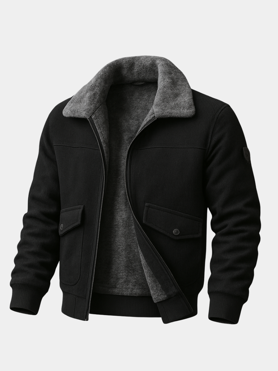 | VESTE POUR HOMME AVEC FAUSSE FOURRURE