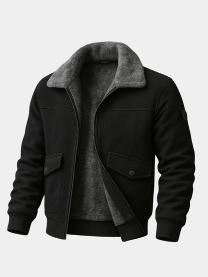 | VESTE POUR HOMME AVEC FAUSSE FOURRURE