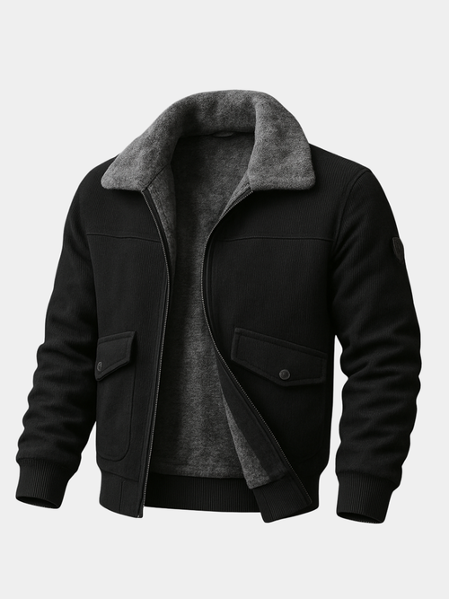 | VESTE POUR HOMME AVEC FAUSSE FOURRURE