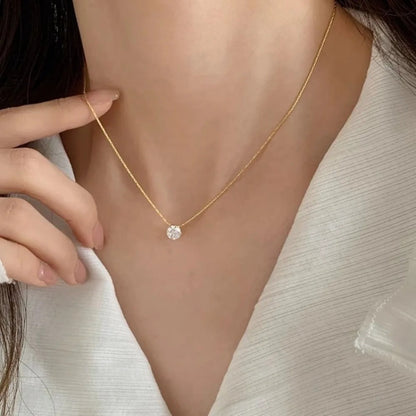| COLLIER EN PIERRES DE MOISSANITE