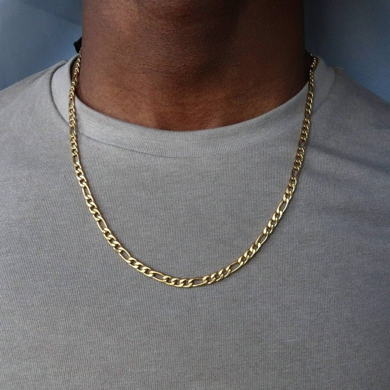 Collar Cuban Link de Acero Inoxidable para Hombre