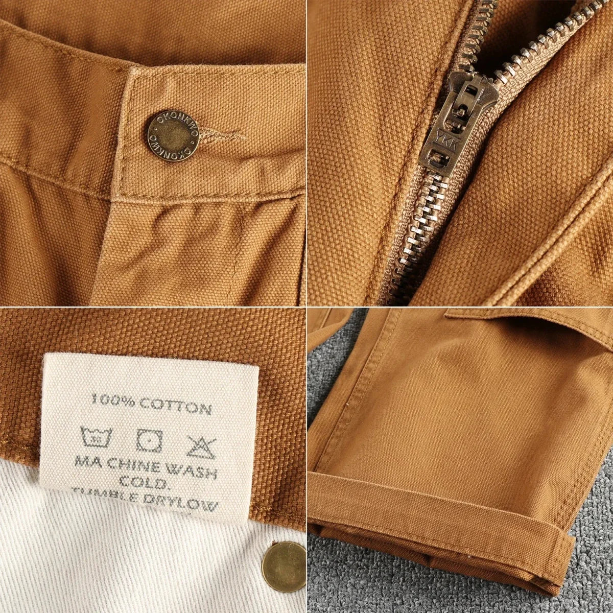 Pantalones de Algodón Tejido Pesado Antonios