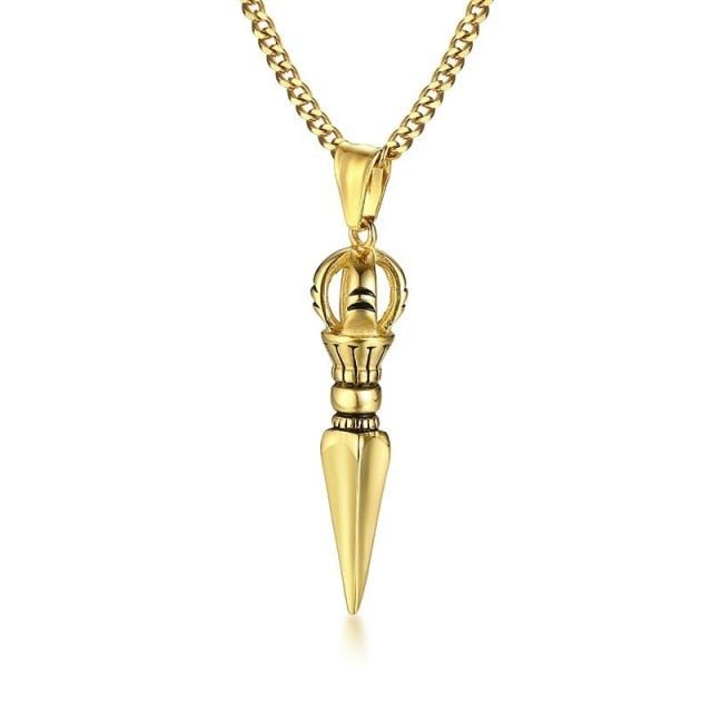 Collar de Santo de Acero Inoxidable para Hombre