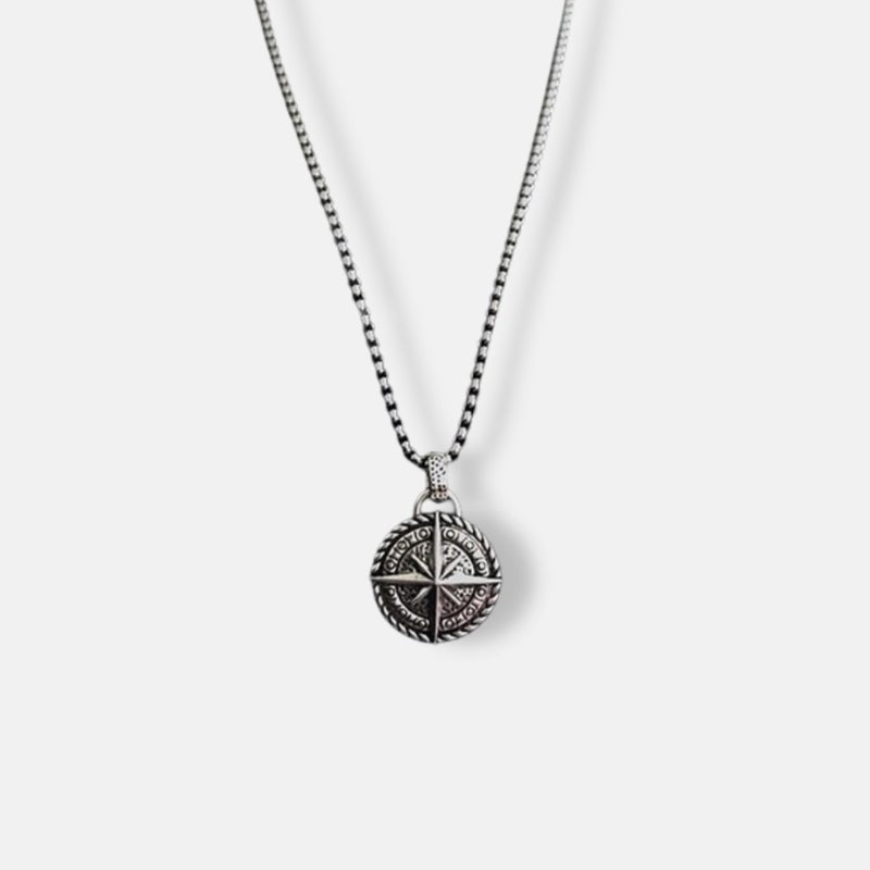 Collar Vintage de Acero Inoxidable para Hombre