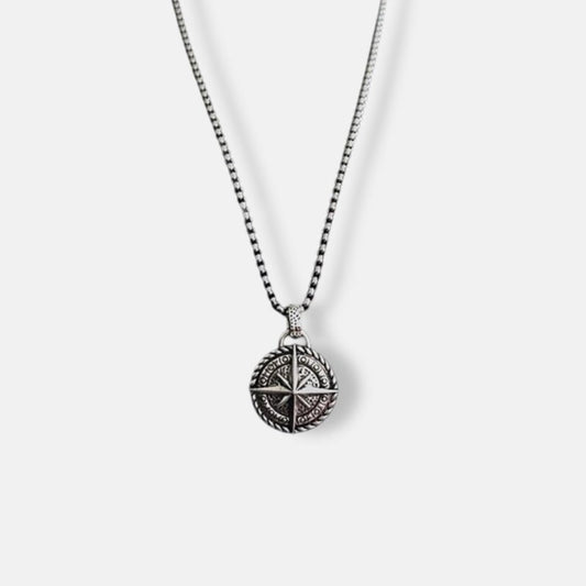 Collar Vintage de Acero Inoxidable para Hombre
