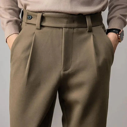 Pantalones de Lana de Negocios Antonios