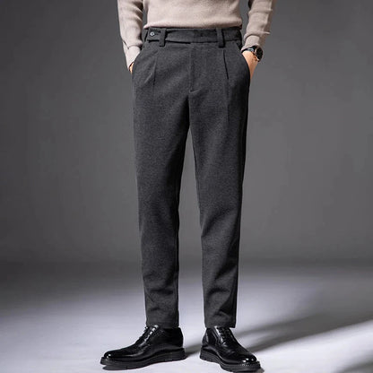 Pantalones de Lana de Negocios Antonios