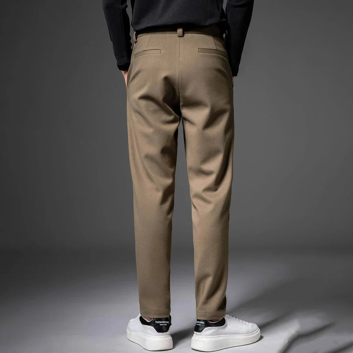 Pantalones de Lana de Negocios Antonios