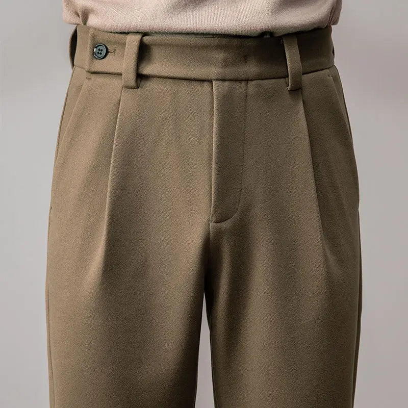 Pantalones de Lana de Negocios Antonios