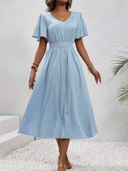 | Robe Élégante Pois Élisa