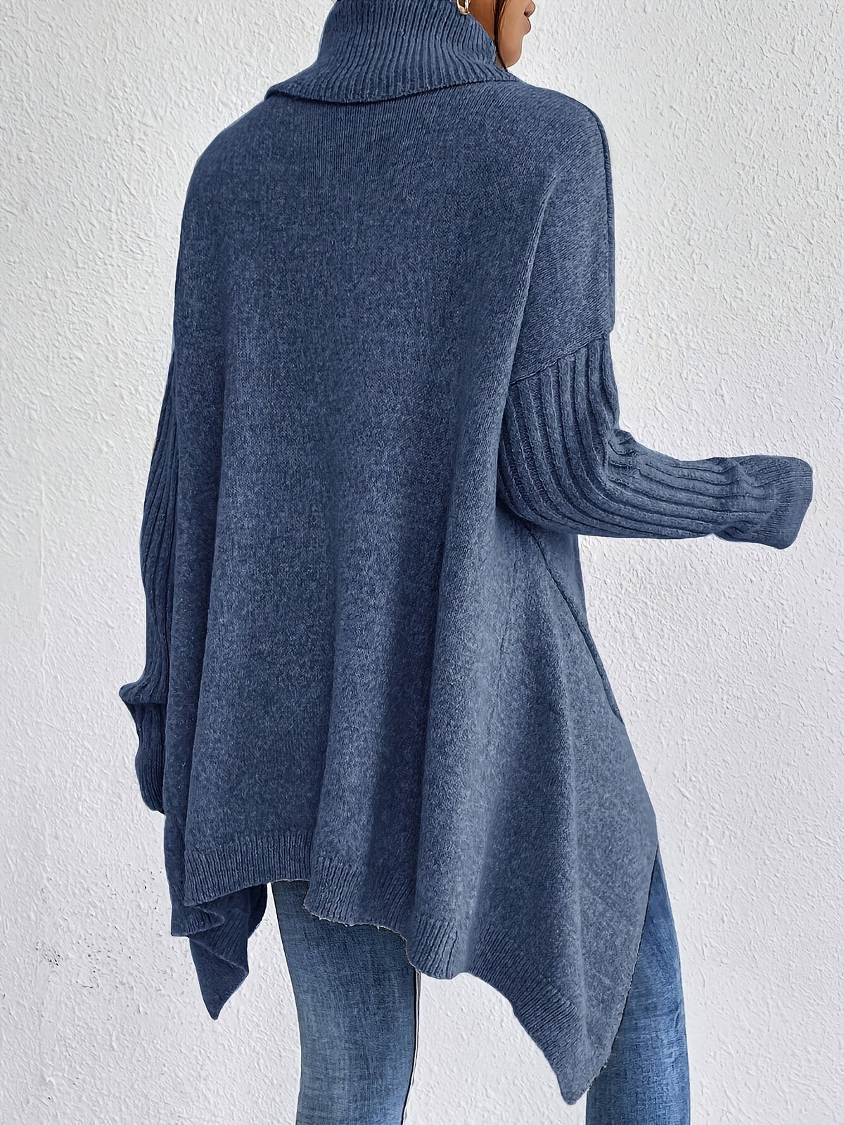 Leina | Jersey de Cuello Vuelto Suave y Relajado