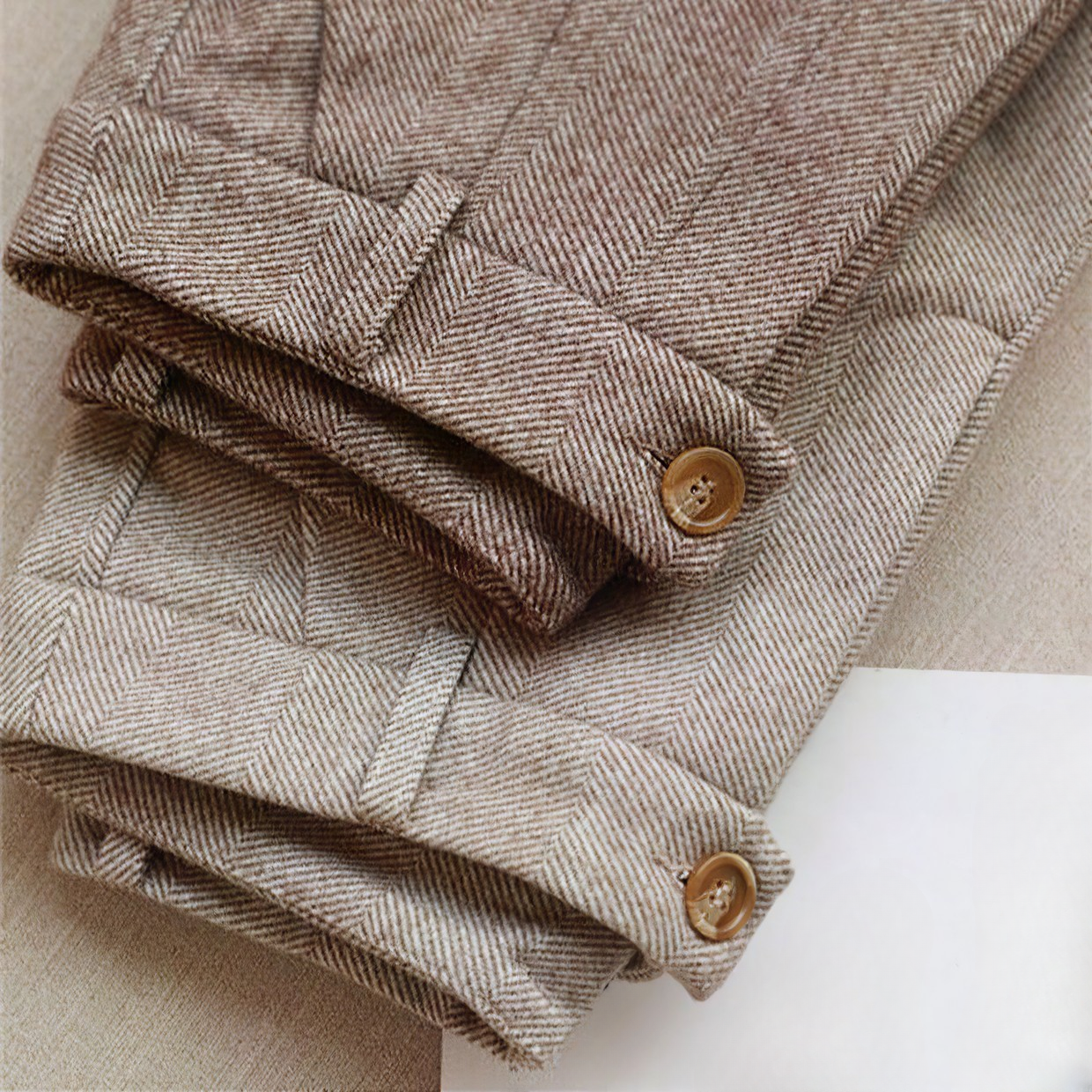 | PANTALONS ÉLÉGANTS EN PURE LAINE SUR MESURE