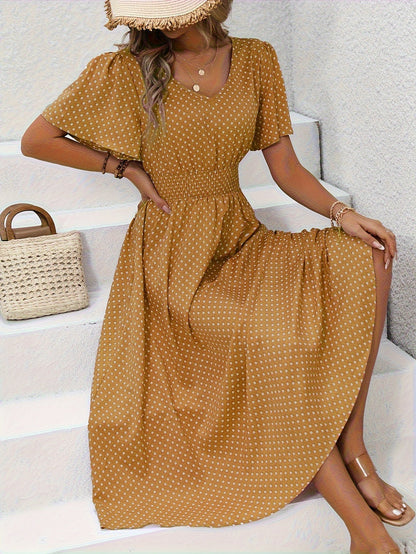 | Robe Élégante Pois Élisa