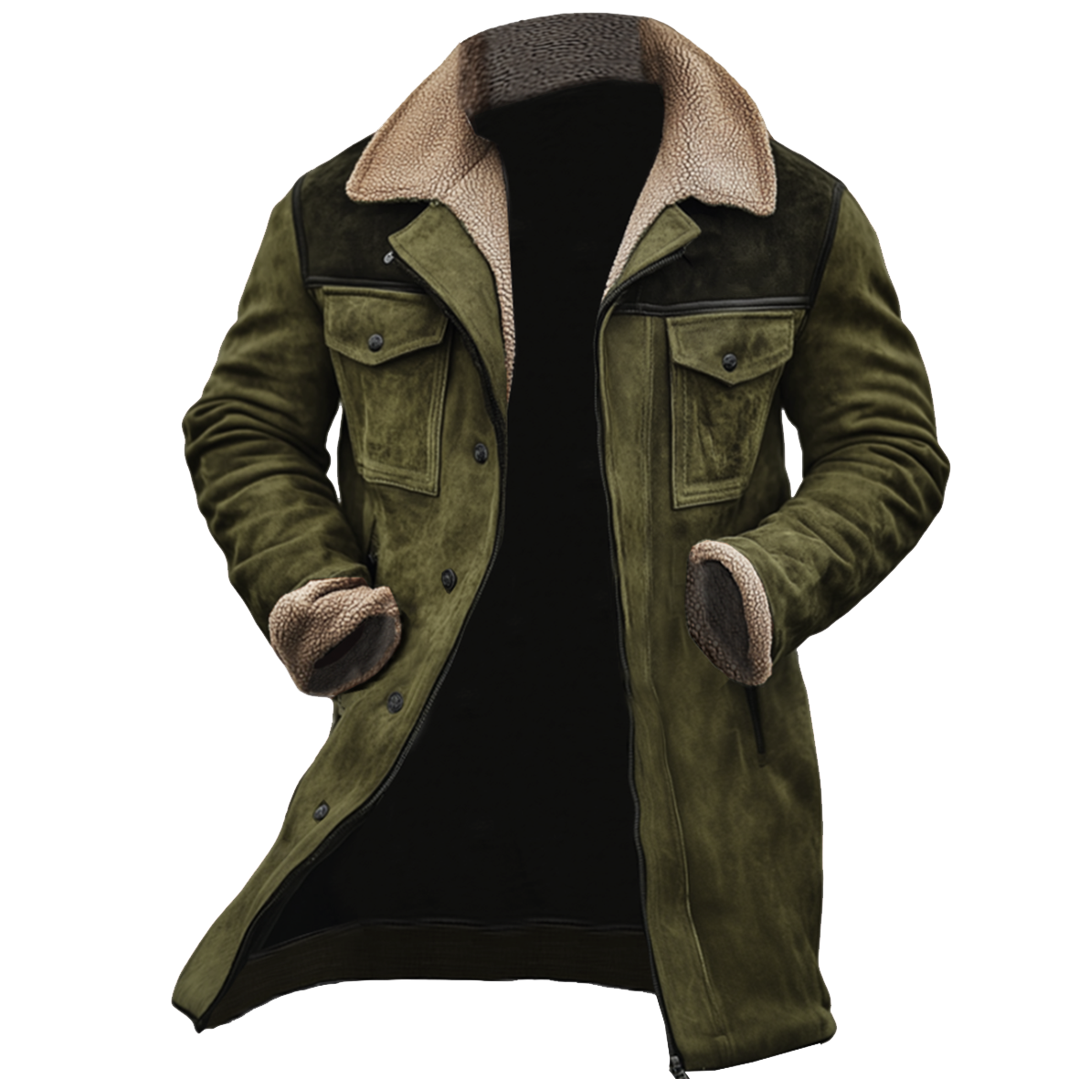 | MANTEAU LONG CLASSIQUE POUR HOMME