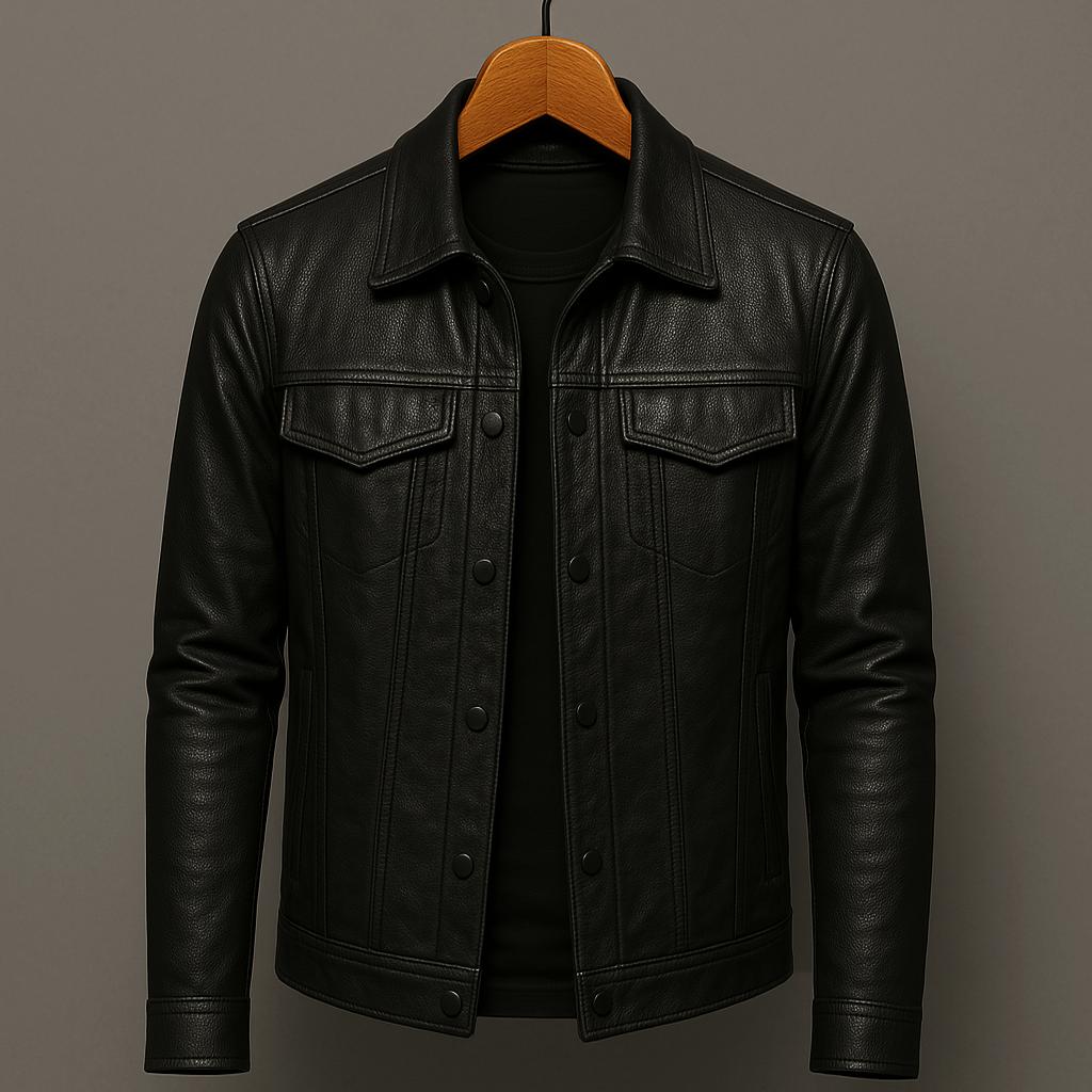 | VESTE EN CUIR MODERNE RIDER