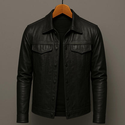 | VESTE EN CUIR MODERNE RIDER