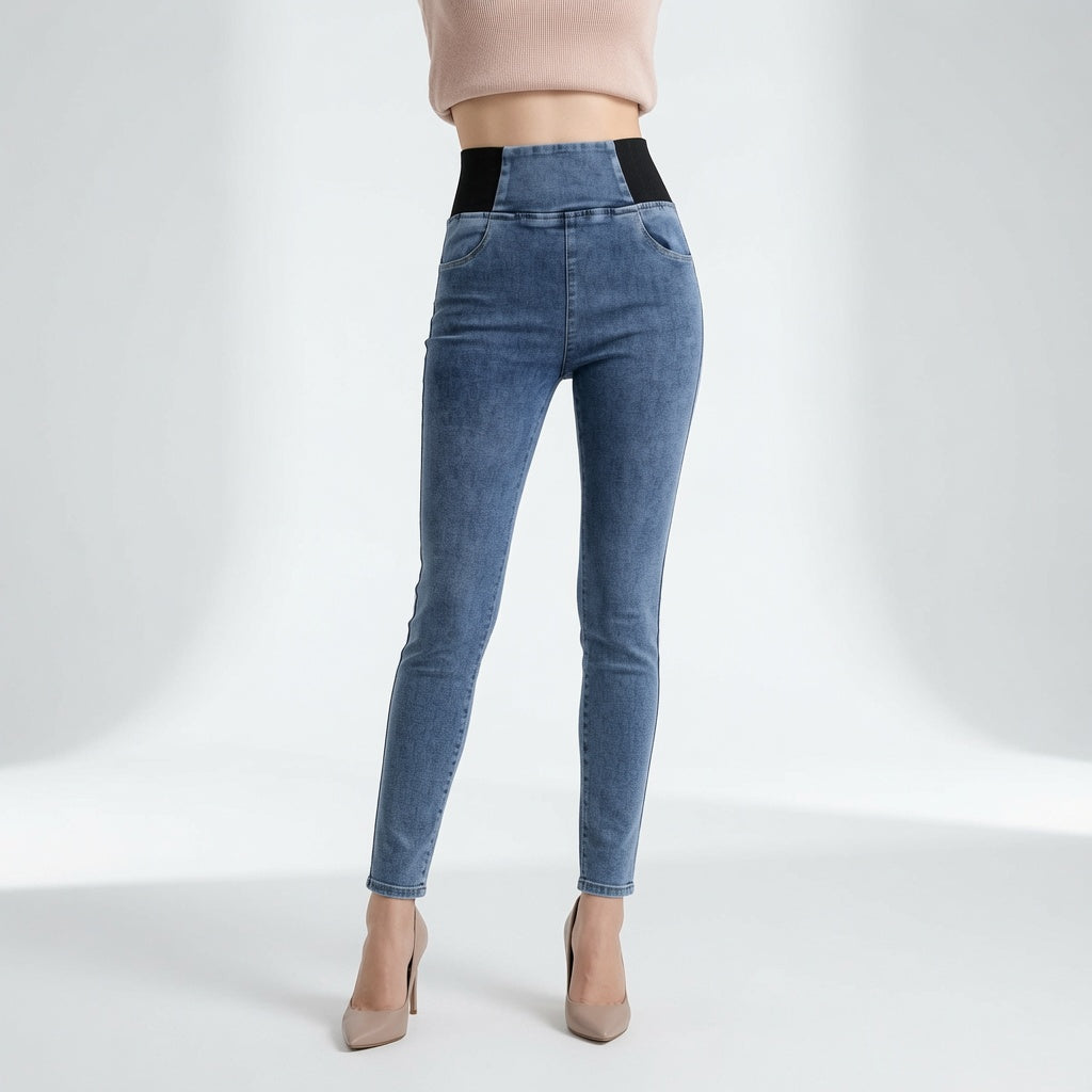 Loréva™ — Vaquero Moldeador Talle Alto Confort