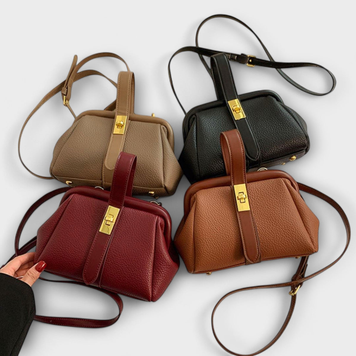Nyvara – Bolso retro con correa ajustable para el hombro