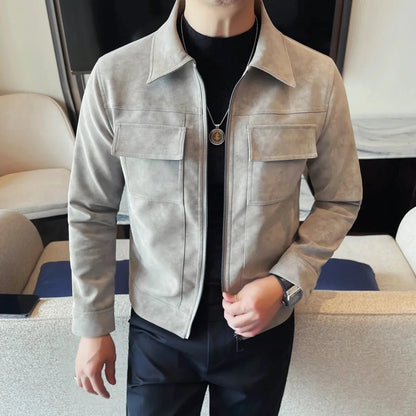 Cazadora Bomber Moto Casual