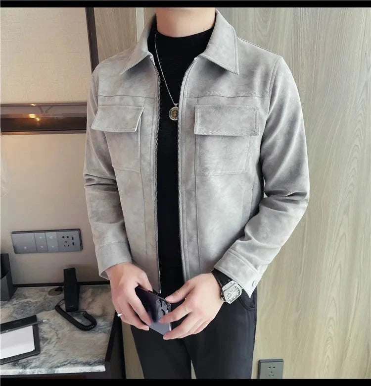 Cazadora Bomber Moto Casual