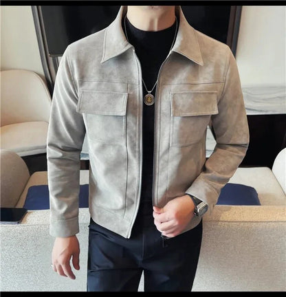Cazadora Bomber Moto Casual