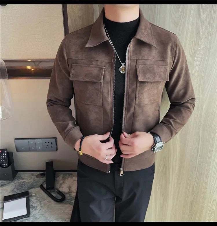 Cazadora Bomber Moto Casual