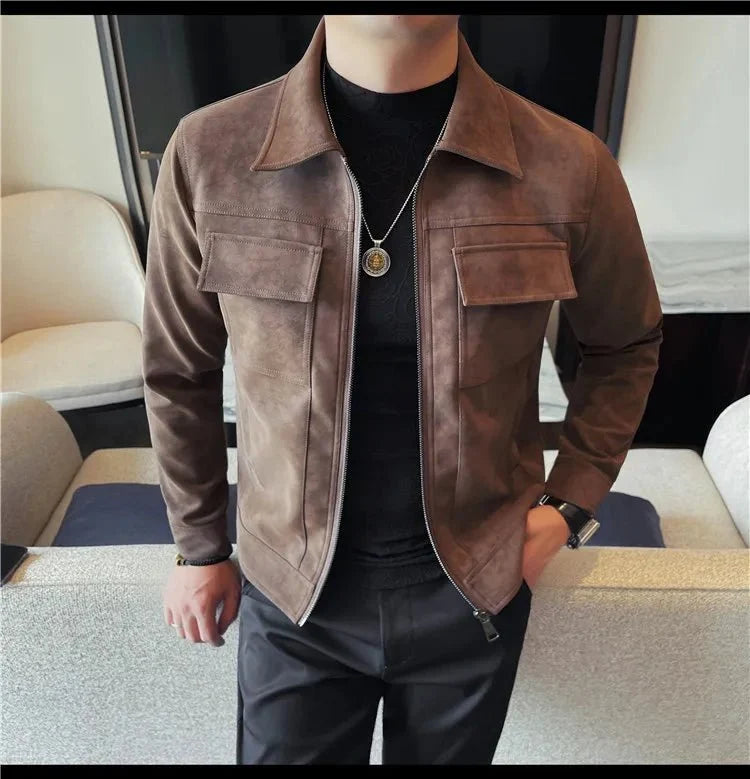 Cazadora Bomber Moto Casual