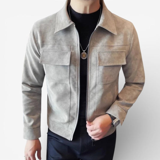Cazadora Bomber Moto Casual
