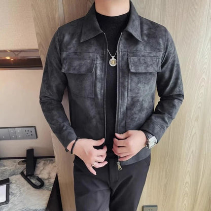 Cazadora Bomber Moto Casual