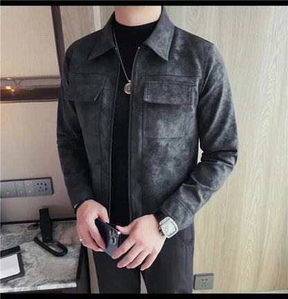 Cazadora Bomber Moto Casual