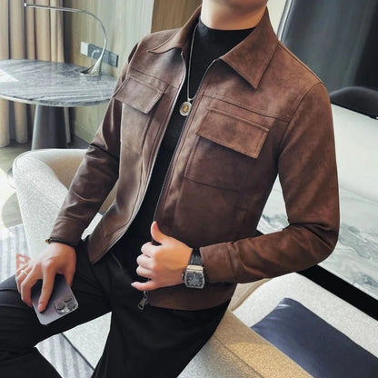 Cazadora Bomber Moto Casual
