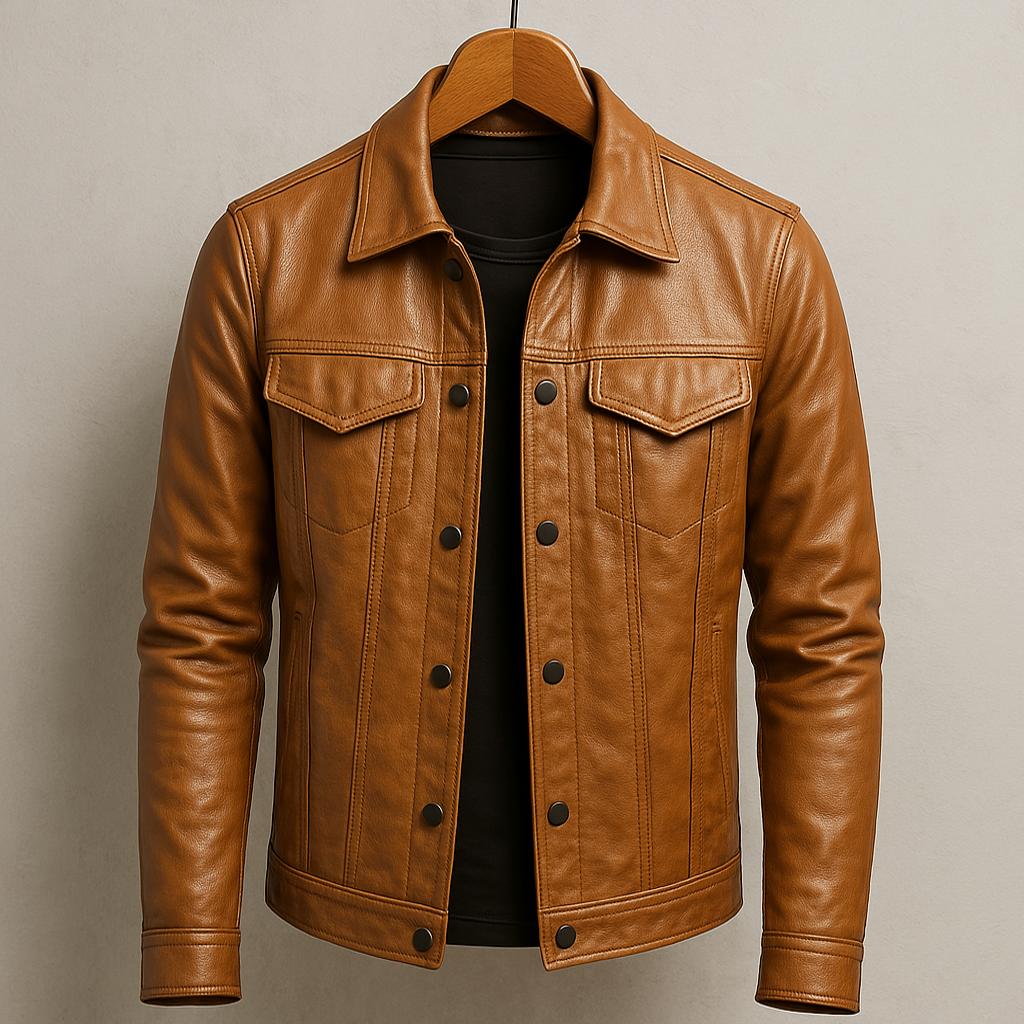 | VESTE EN CUIR MODERNE RIDER