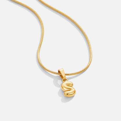 Collar Letra Bubble Chic