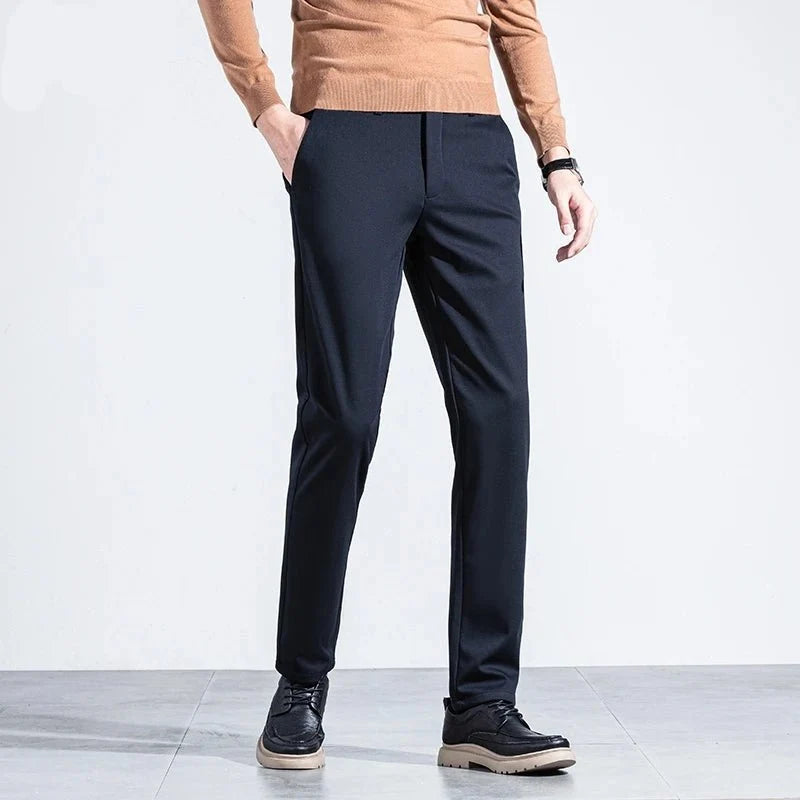 Pantalones de Negocios Relaxed Fit