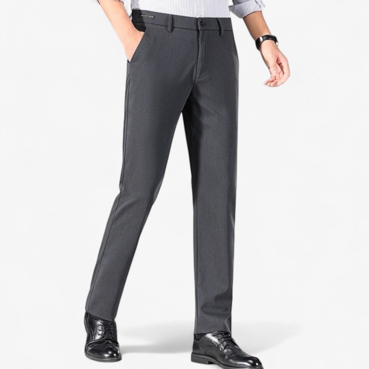 Pantalones de Negocios Relaxed Fit