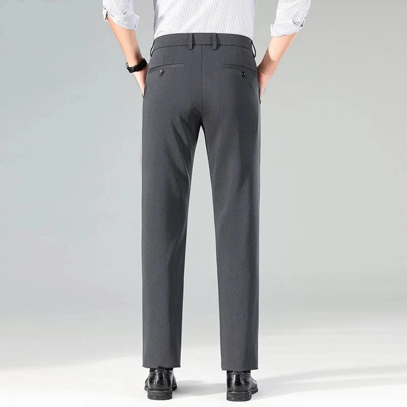 Pantalones de Negocios Relaxed Fit
