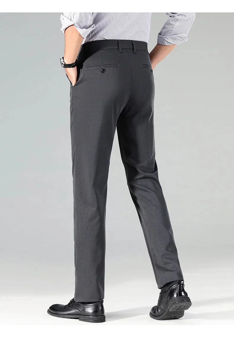 Pantalones de Negocios Relaxed Fit